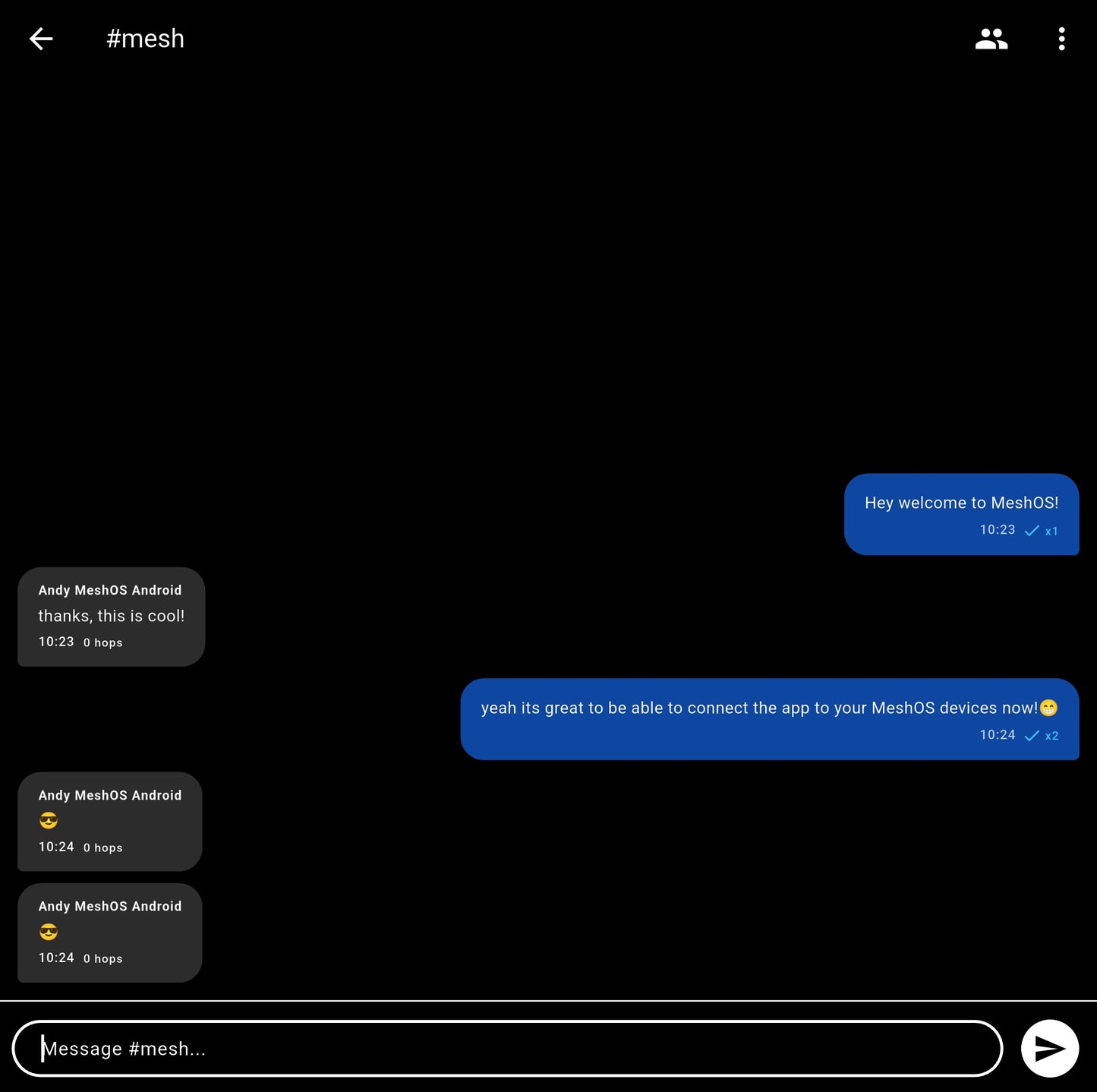 MeshOS for Android License